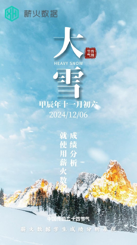 二十四节气丨大雪